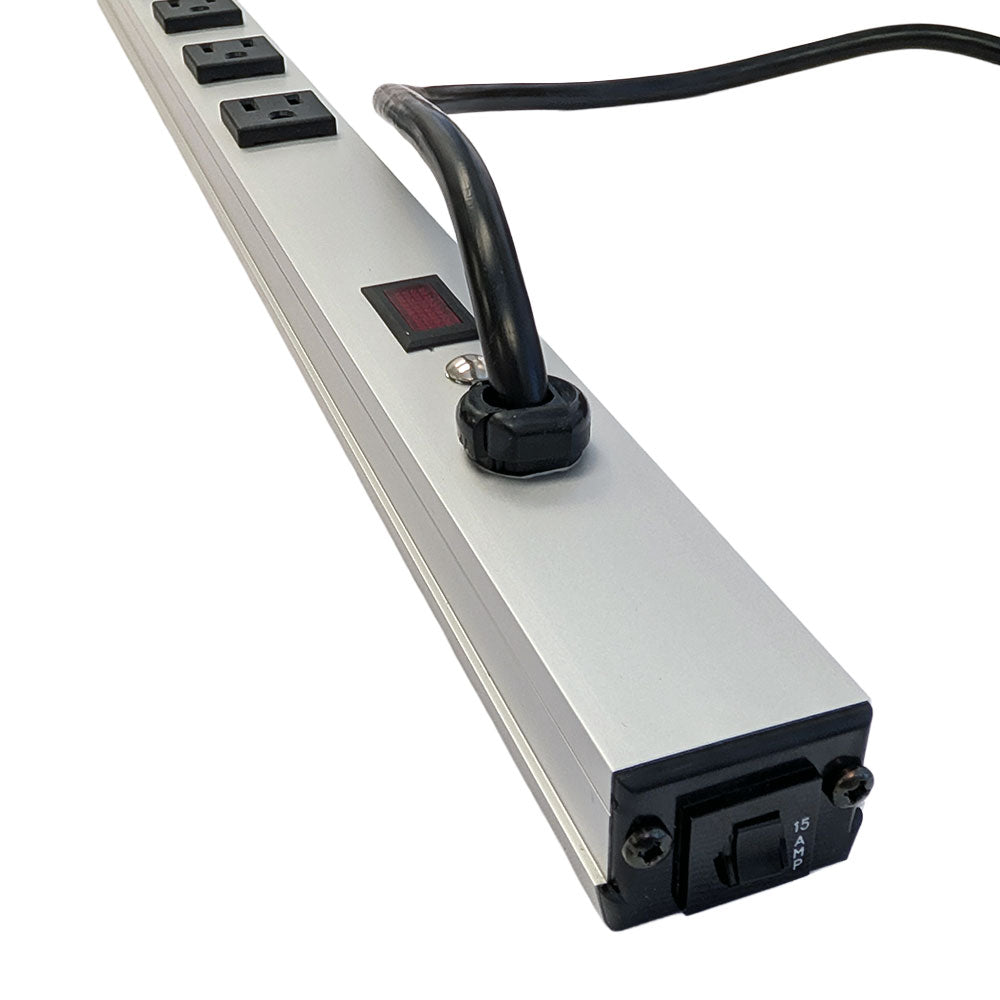 Hammond 70 inch 24-Outlet Vertical Power Strip - 15ft 5-15P Cord, 5-15R Receptacles