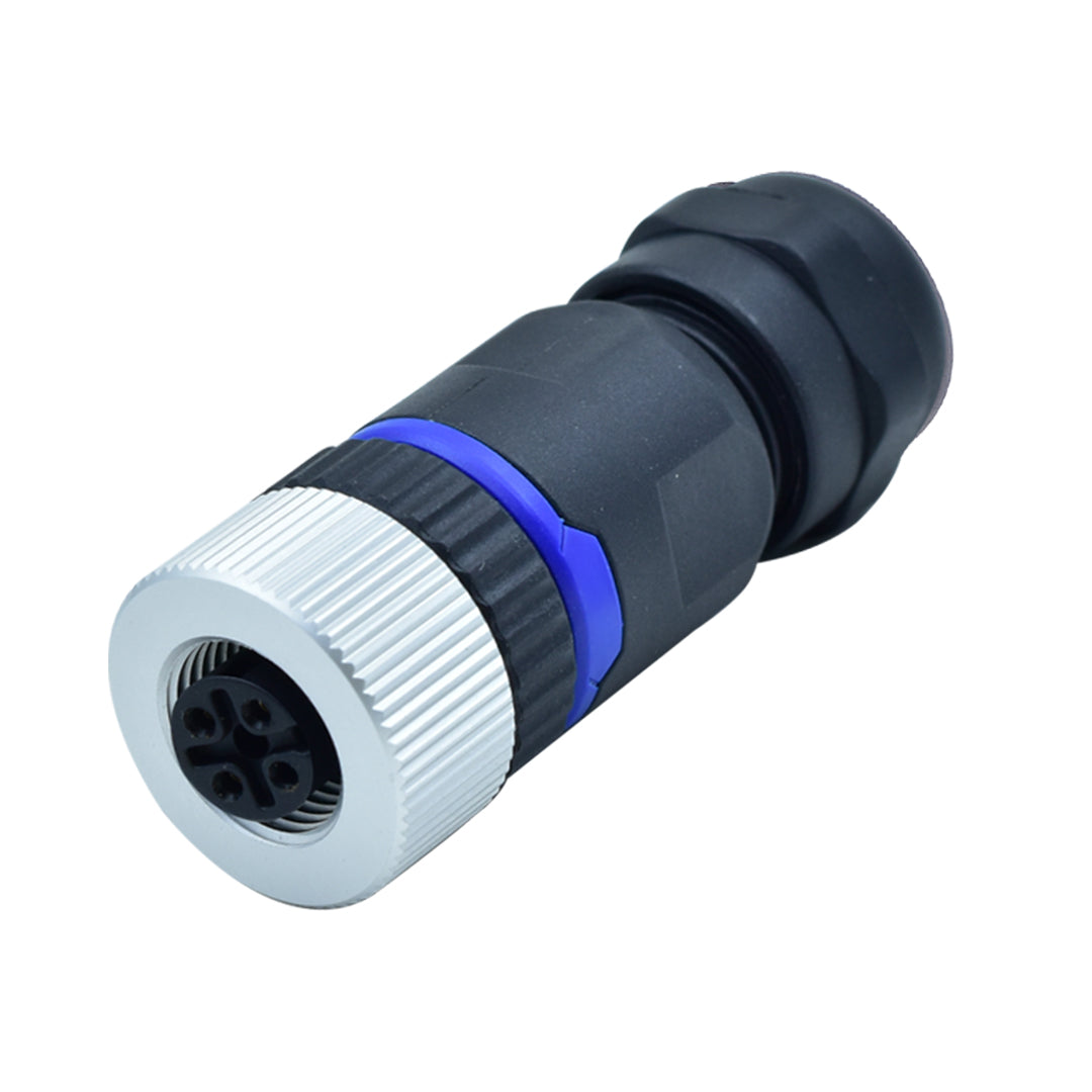 M12 4pin ACode Female Connector