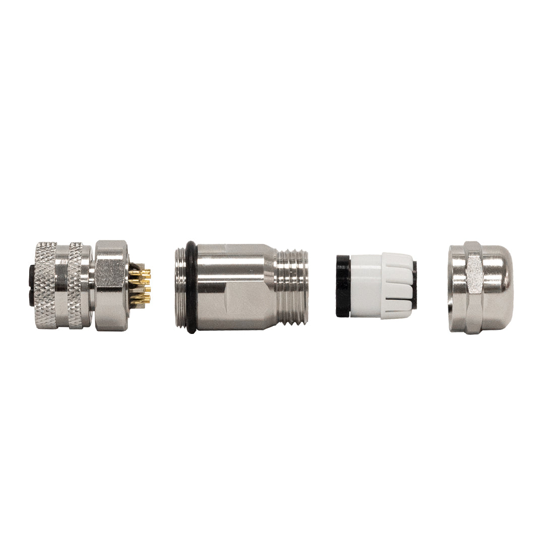 M12 8-pin X-Code Female Connector