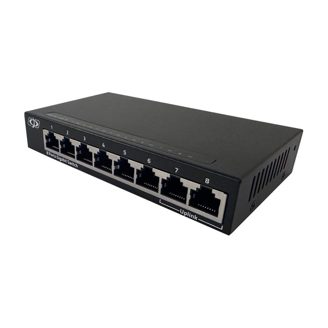8-Port 10/100/1000Mbps Gigabit Ethernet Network Switch - Desktop/Wall