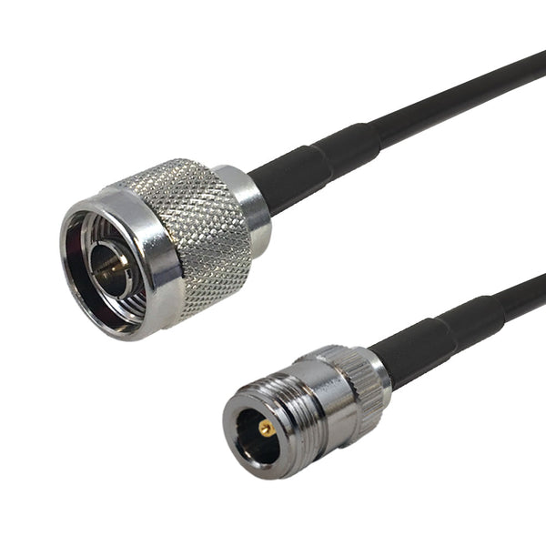Premium Phantom Cables Times Microwave LMR-195 N-Type Male to N-Type Female Cable