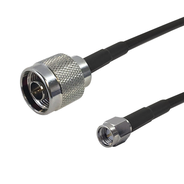 Premium Phantom Cables RG174 N-Type Male to SMA Male Cable