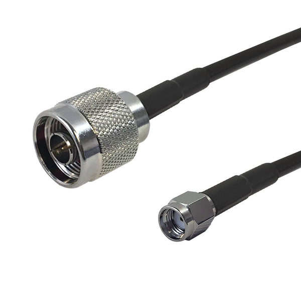 LMR-195 N-Type to SMA-RP Reverse Polarity Male Cable