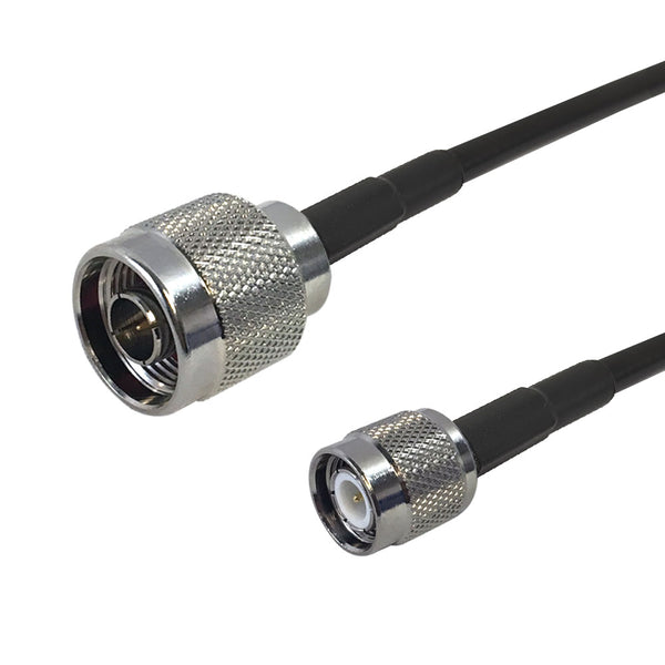 Premium Phantom Cables Times Microwave LMR-195 N-Type Male to TNC Male Cable