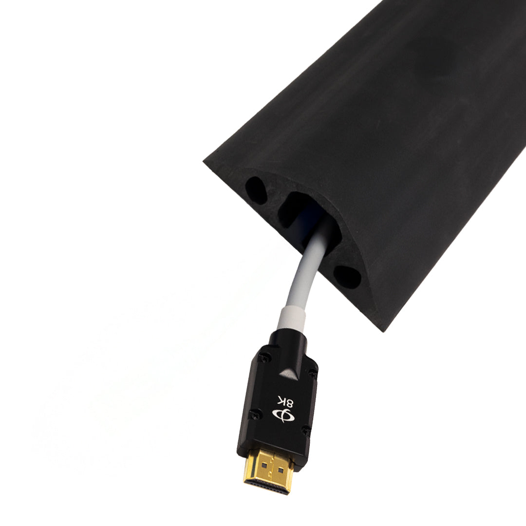 Perplas Floor Track/Ramp - Heavy Duty Singlechannel - Black