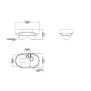 4MP 2x Dome IP Camera - 2.8mm Fixed Lens - WDR - Low Light IR - IK10 - WHITE