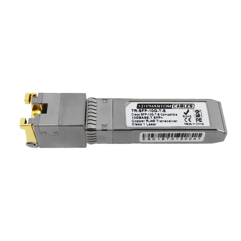 Cisco® SFP-10G-T-S Compatible 10GBASE-T SFP+ Copper RJ45 Transceiver