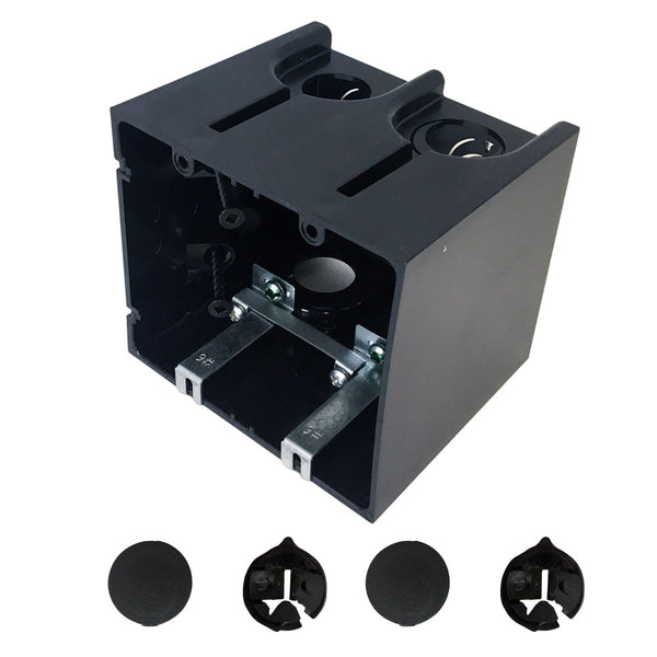 Outlet Box, Double Gang - Power or Low Voltage, New / Existing Construction
