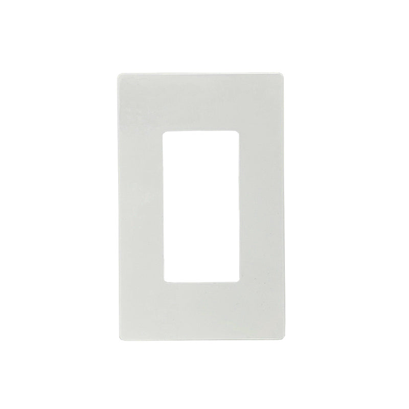 Decora Screw-Less Wall Plate - Single Gang - White