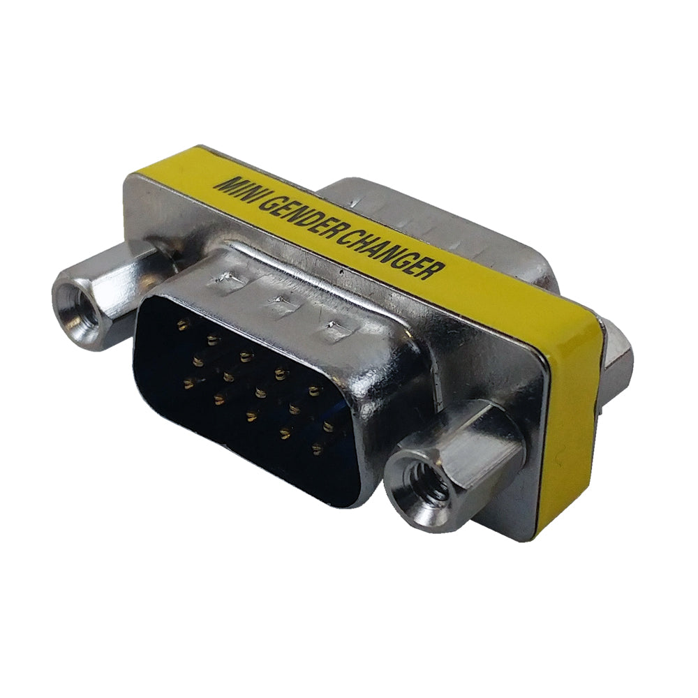 5 Pezzi Adattatore VGA Gender Changer, Maschio-maschio, 15 Pin, Per Monitor E Proiettori - 3
