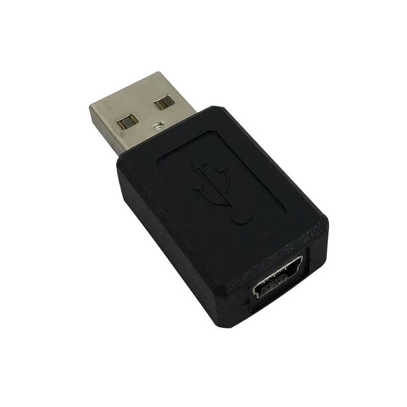 USB A Male to Mini 5-Pin Female Adapter