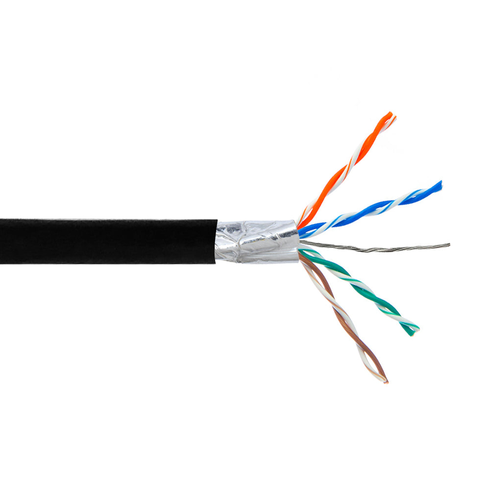 TechCraft Câble Réseau Cat5e Solid - FT4/CMG - Gris 1000' main image 0