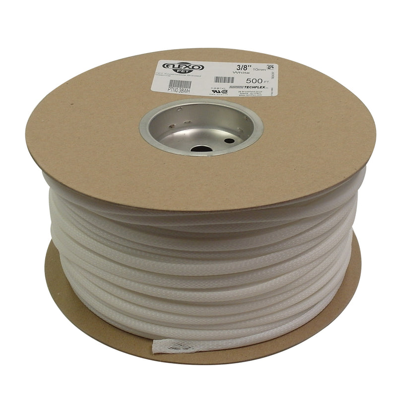 500ft 3/8 inch Sleeving White