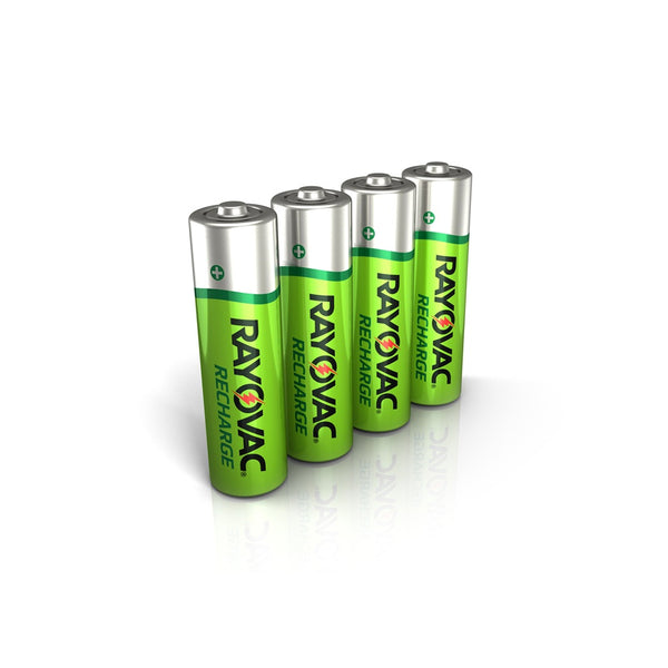 Rayovac AA Rechargeable NiMH Batteries 4 per pack