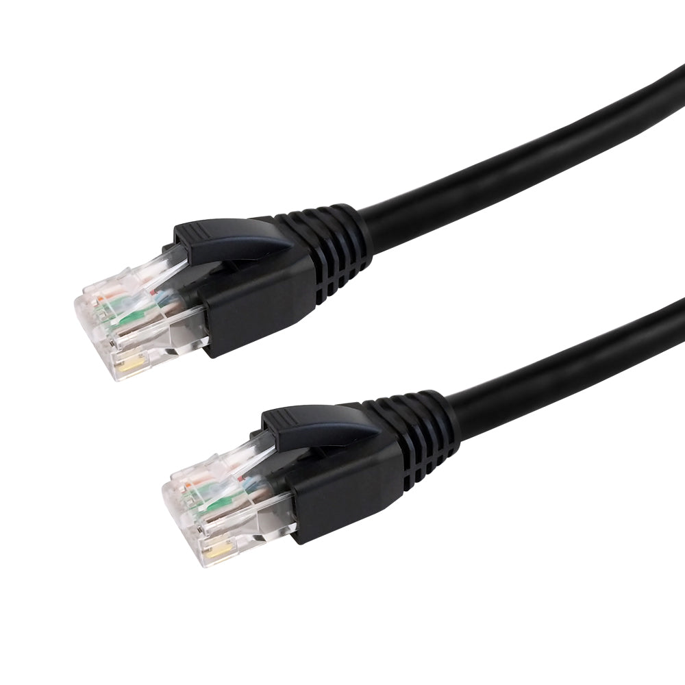 RJ45 CAT6 UTP Gel Filled Outdoor UV Direct Burial Cable - Black