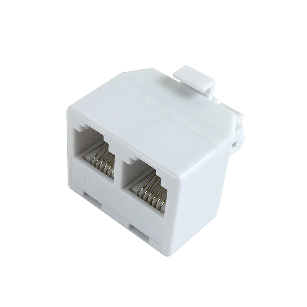 RJ12 Tee Adapter (2x RJ12 Female, 1x RJ12 Male)