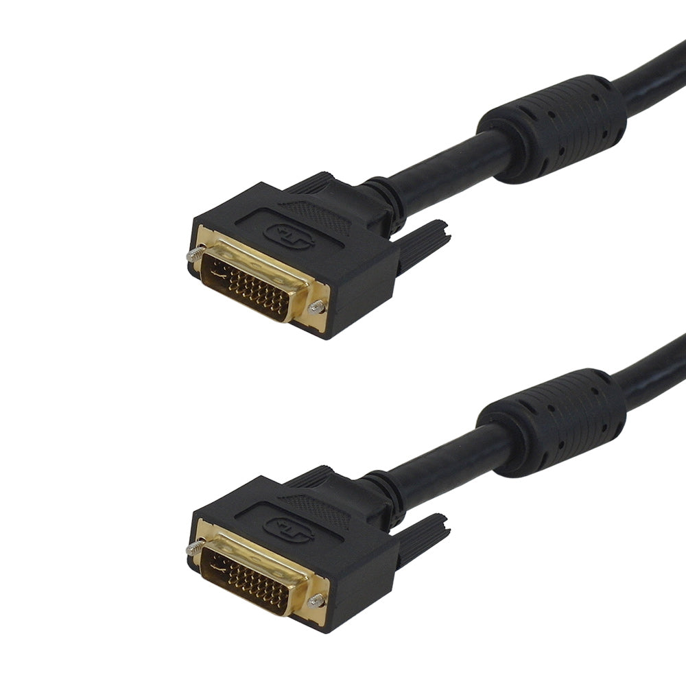 DVI-I Male to DVI-I Male Dual Link Cable - CMG/FT4 28AWG