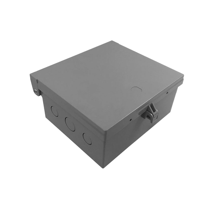 Enclosure Box 7" x 8" x 3.5", Indoor/Outdoor Non-Metallic, NEMA 3R Rated - Grey