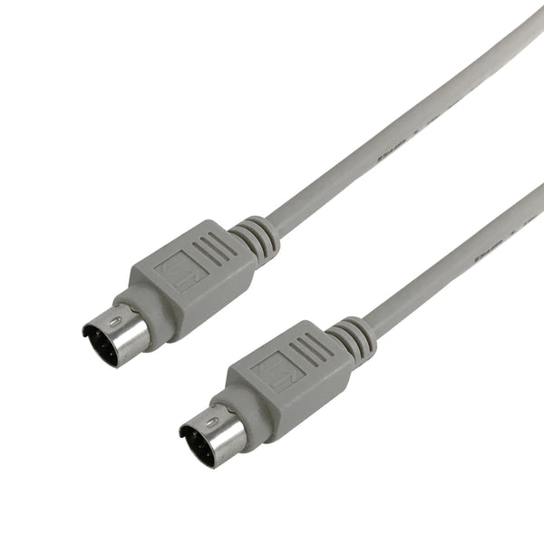 PS/2 Keyboard Cable, Mini Din 6 to Male