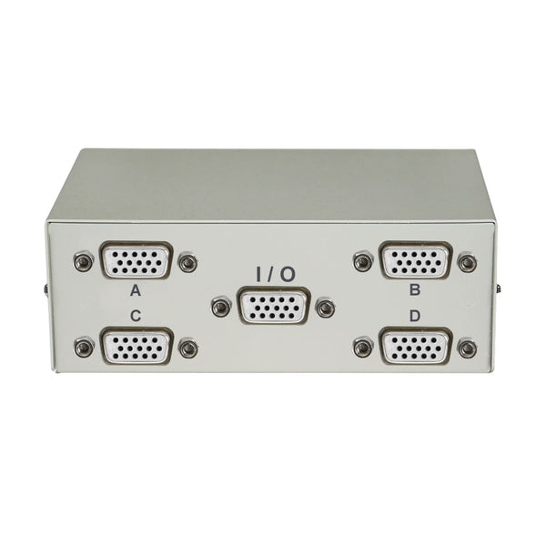 4x1 ABCD HD15 Manual Switch Box