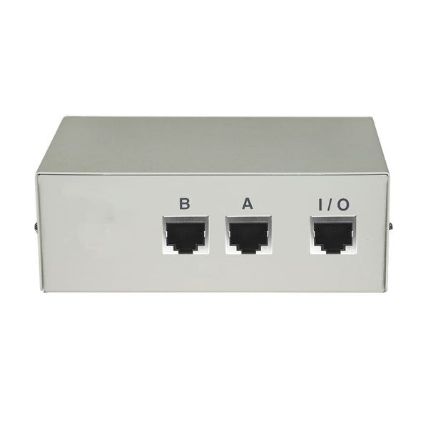 2x1 AB RJ45 Manual Switch Box