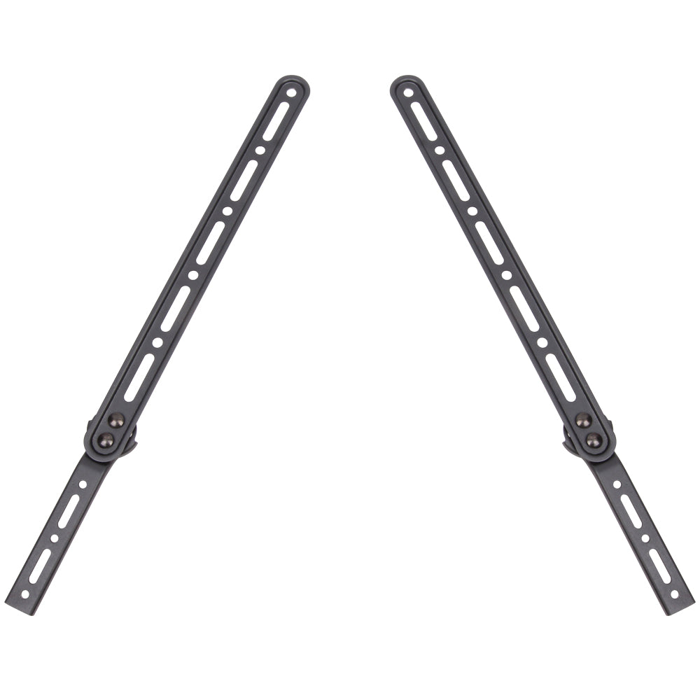 Sound Bar Bracket - Fits 23-65 Inch TV - VESA Compatible - Black (Pair)