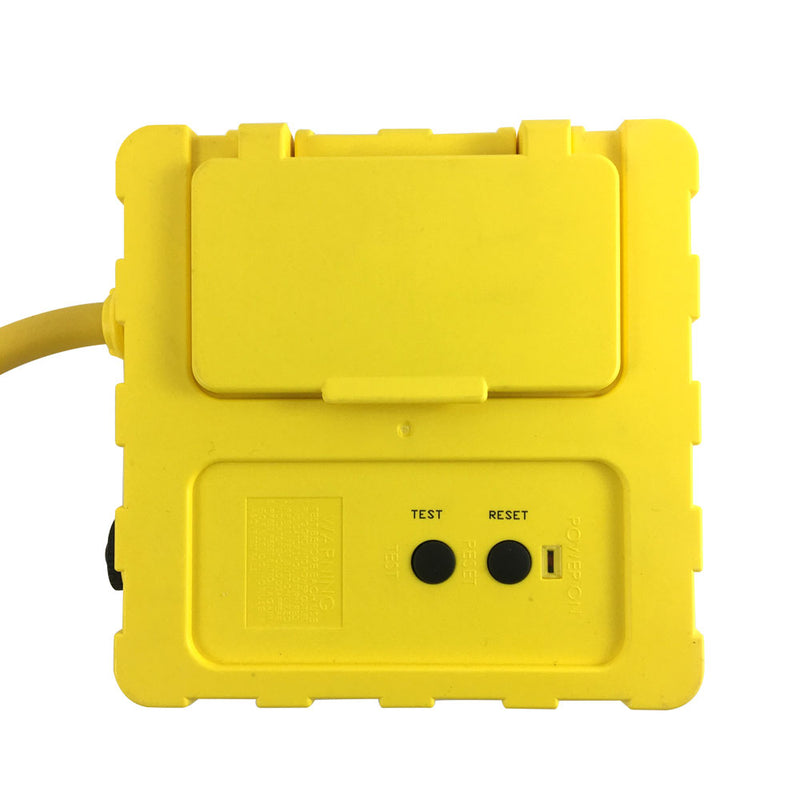 5-15P to Duplex Junction Box with Built-in GFCI - SJTW