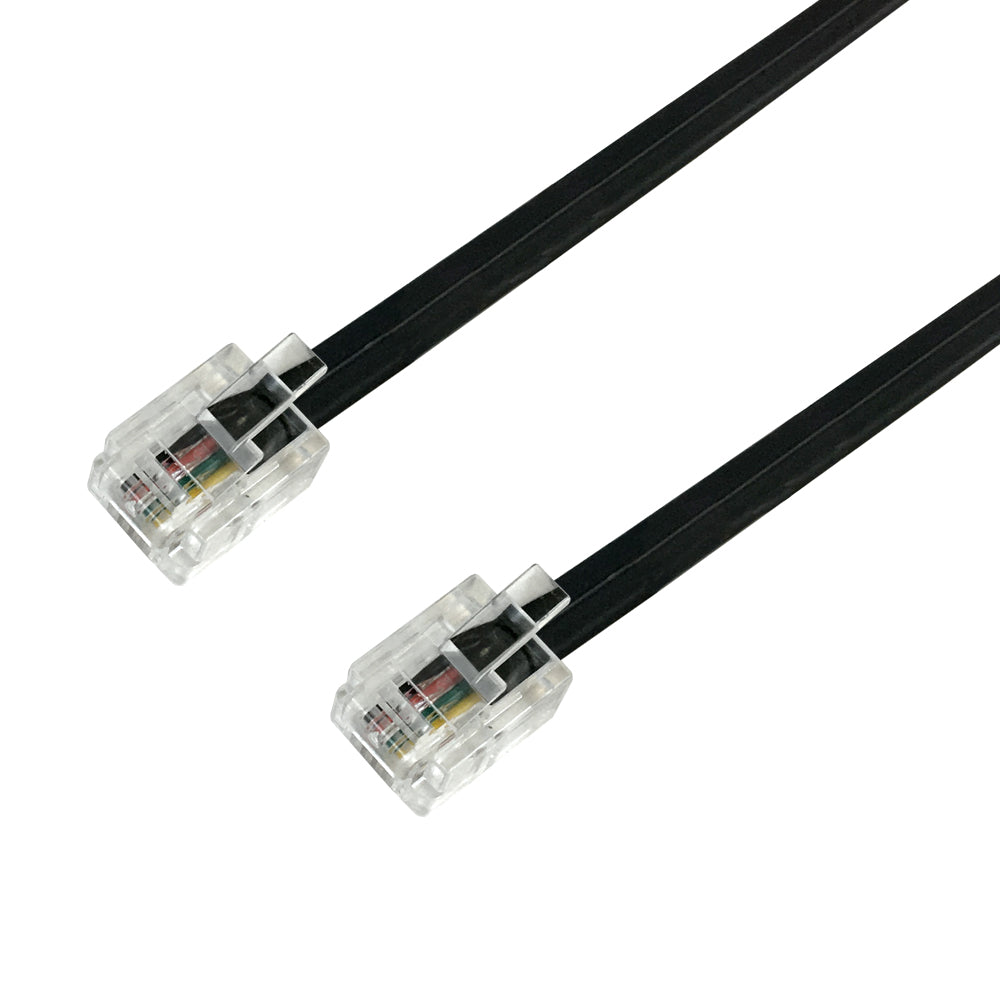 Telecom Extension Cable, RJ11 Male, RJ45 Male, 5.00 m