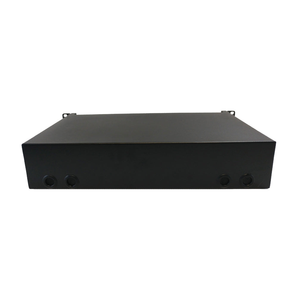 2U 19" Rackmount FDU with Slide Out (holds 4 panels) (Non-LGX) - Black