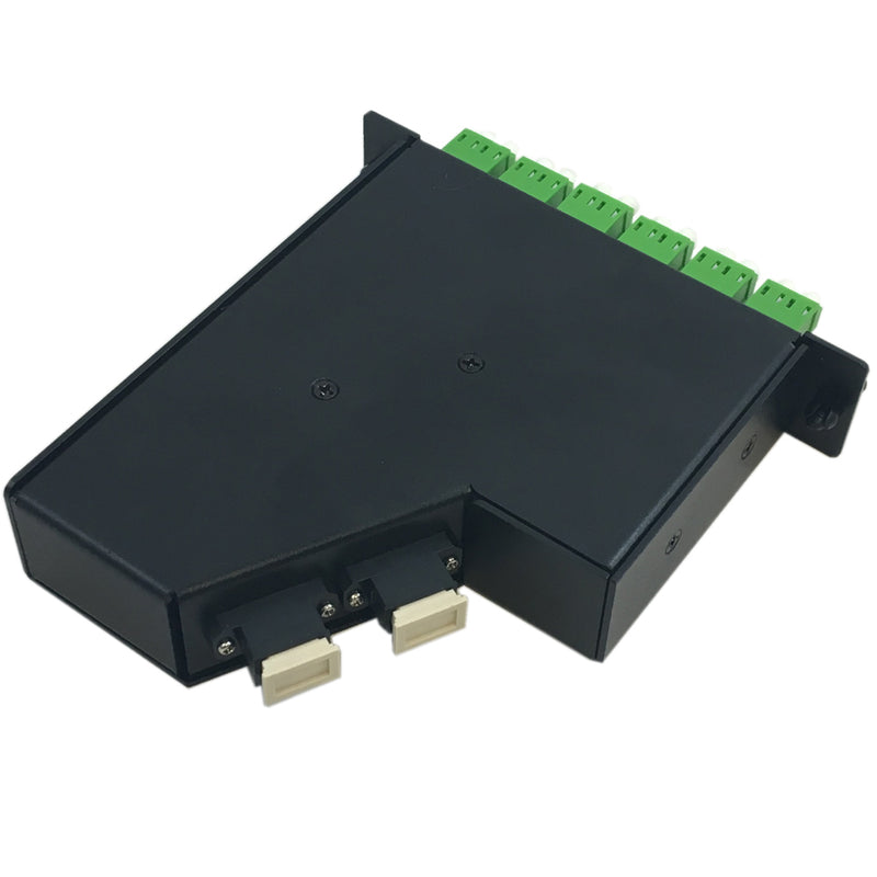 24-Fiber Singlemode LGX Style Cassette 2x MPO APC Male to 12x LC/APC Duplex - Black