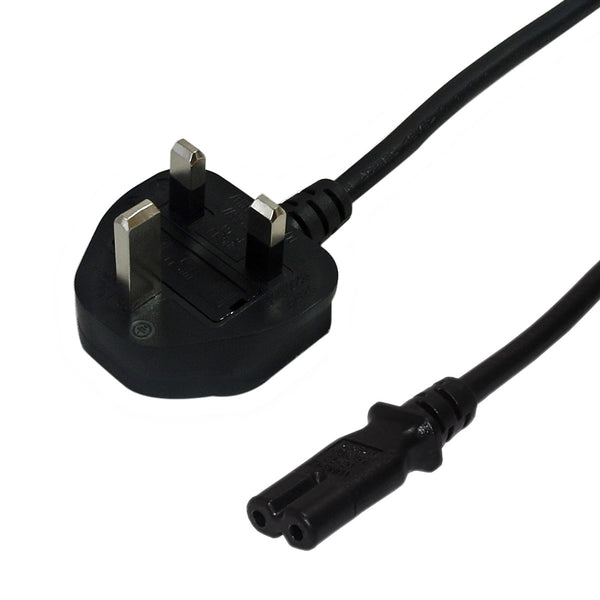 BS1363 UK to IEC-C7 Power Cable