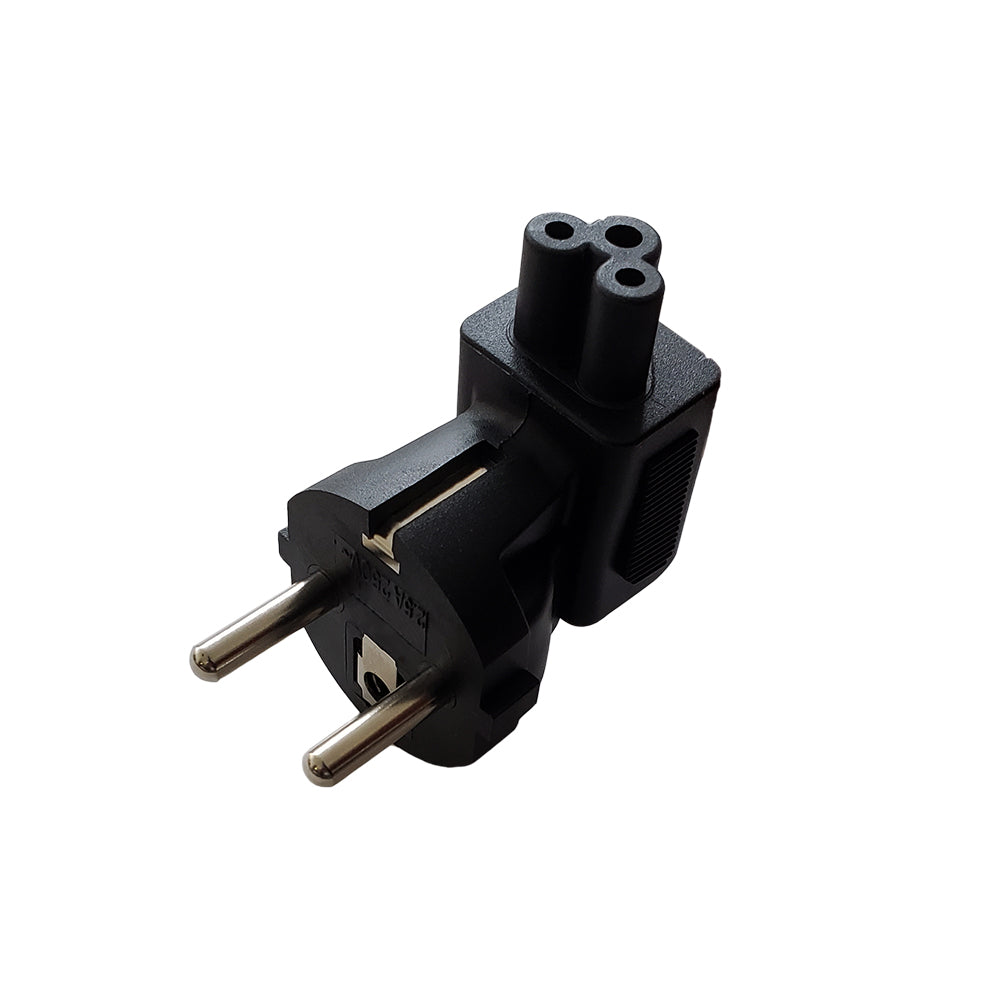 Europe Angled CEE7/16 to UK BS1363 Plug Adapter