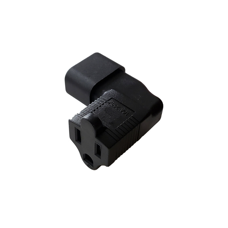 C14 to 5-15R Right Angle Power Adapter