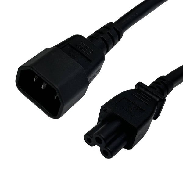 IEC C14 to IEC C5 Power Cable - SJT Jacket