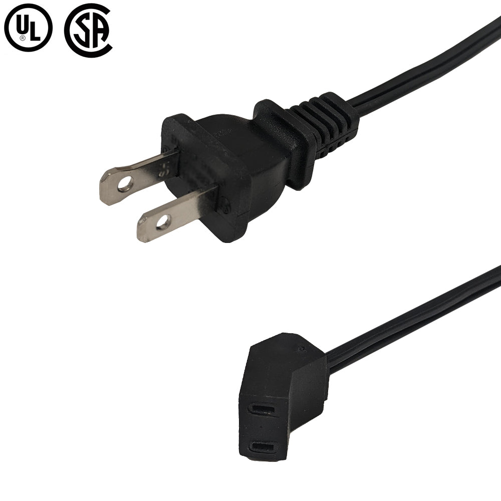 6ft NEMA 1-15P to AC Fan Power Cable 18AWG - SPT-1