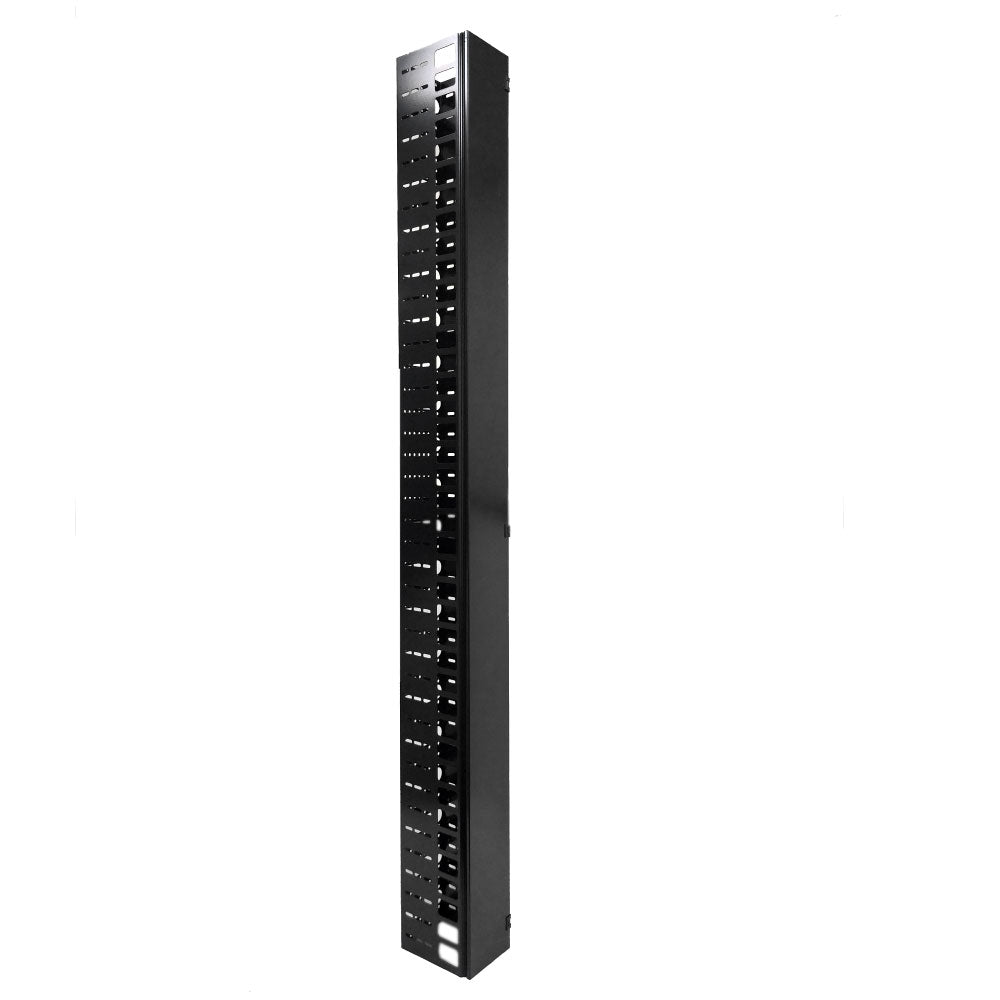 Vertical Cable Manager for 42U Relay Rack - Front Facing