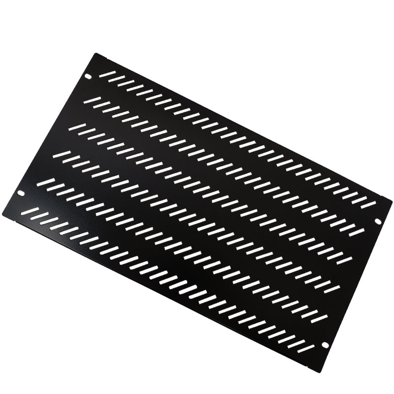 Blank Filler Panels Black 6U - Vented
