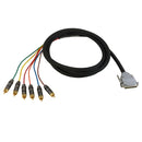 Premium Phantom DB25 Male to 6 x RCA Male 6-channel Snake cable (THX pinout)