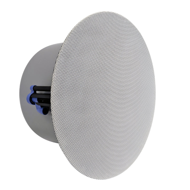 6.5 inch Coaxial Frameless Commercial Ceiling Speakers Single 70V/100V 100W Max - UL2043 Plenum Rated