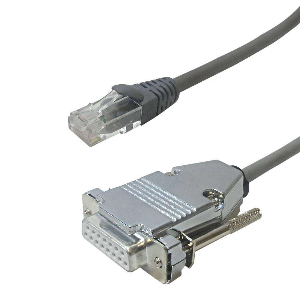 Premium Phantom Cables T1 Straight Through RJ48C to DB15 Female, 2pr 100ohm
