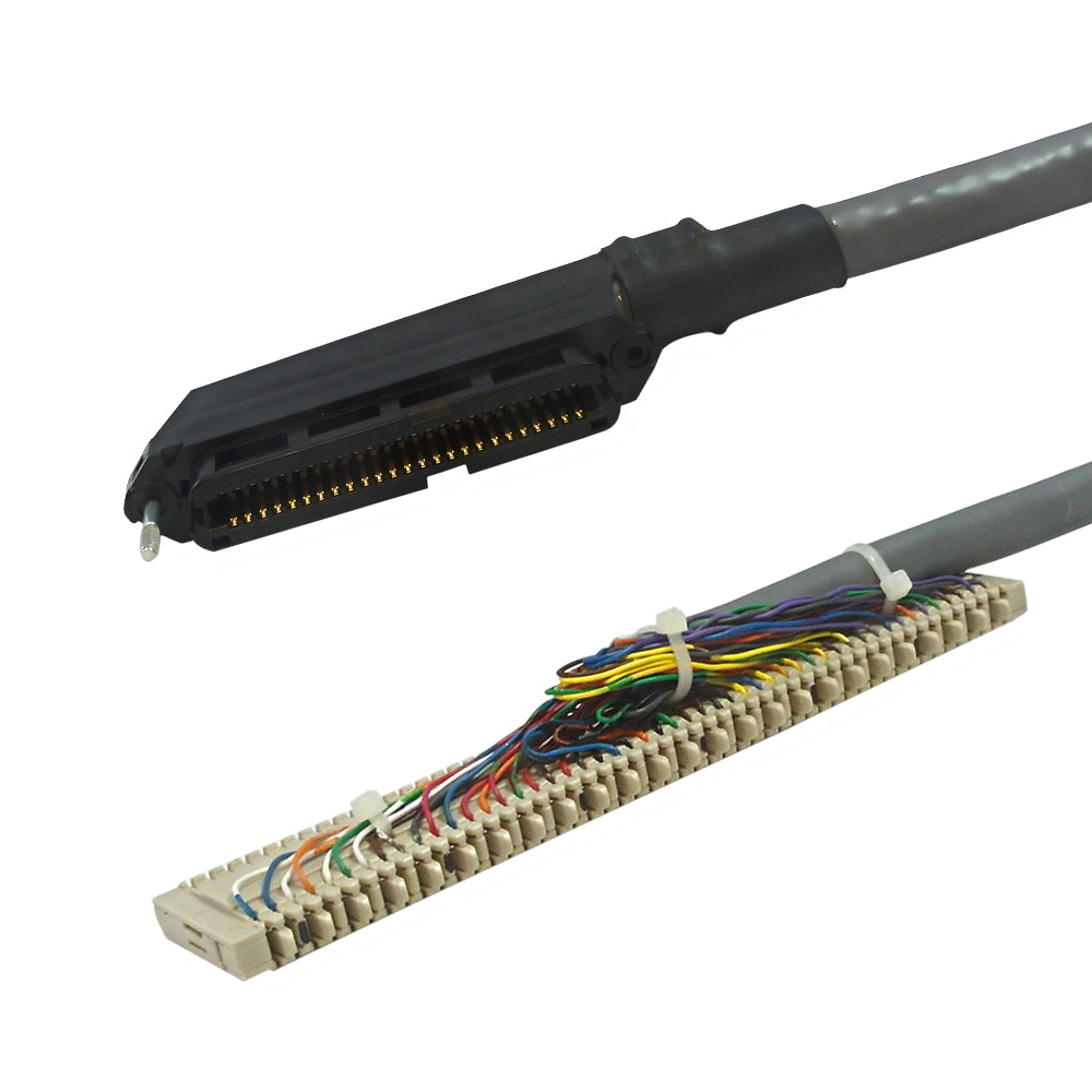Premium Phantom Cables Telco 50 Cat5e 90-Degree Female to BIX QCBIX1A