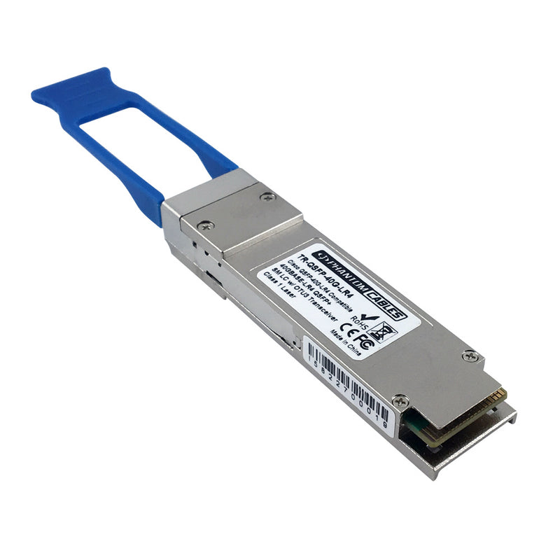 Cisco® QSFP-40G-LR4 Compatible 40GBASE-LR4 QSFP+ SM LC with OTU3 Transceiver