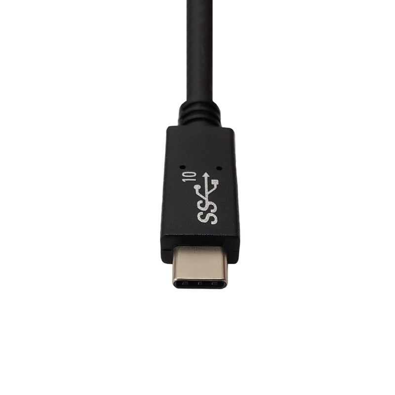 USB 3.2 to Type-C Male Cable 10G 5A USB-IF Certified - Black
