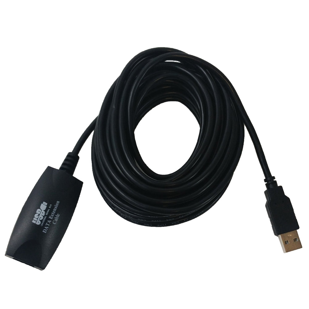 16ft USB 2.0 Extension Cable – Type A Male To Female, Black, Extends PC & Mac Connections