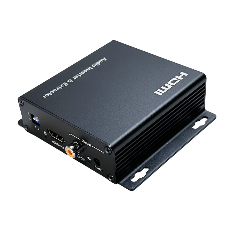 Audio Extractor/Inserter - HDMI 2.0 + Digital or Analog Audio