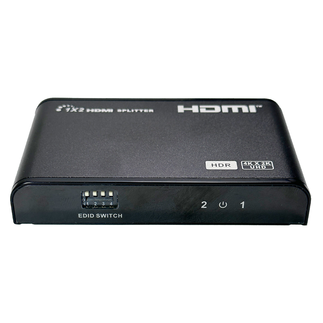 1x2 HDMI Splitter, 4Kx2K@60Hz, EDID, HDCP YUV 4:4:4