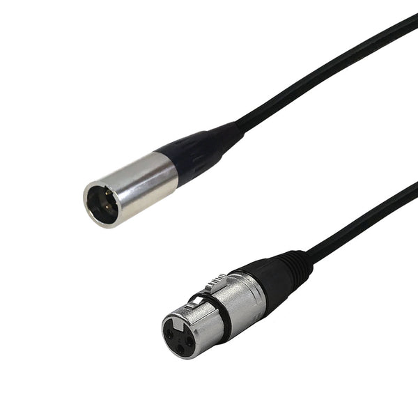 Premium Phantom Cables Balanced XLR Female to mini-XLR Male Cable
