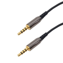 Premium Phantom Cables 3.5mm 4C Male To Male Cable 28AWG FT4