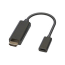 4 inch HDMI Male to USB Type-C Female 4K@60Hz Adapter - BLACK