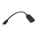 USB 3.1 Type-C to HDMI 8K@60Hz Adapter - DP 1.4 Alt Mode -  HDR - Black